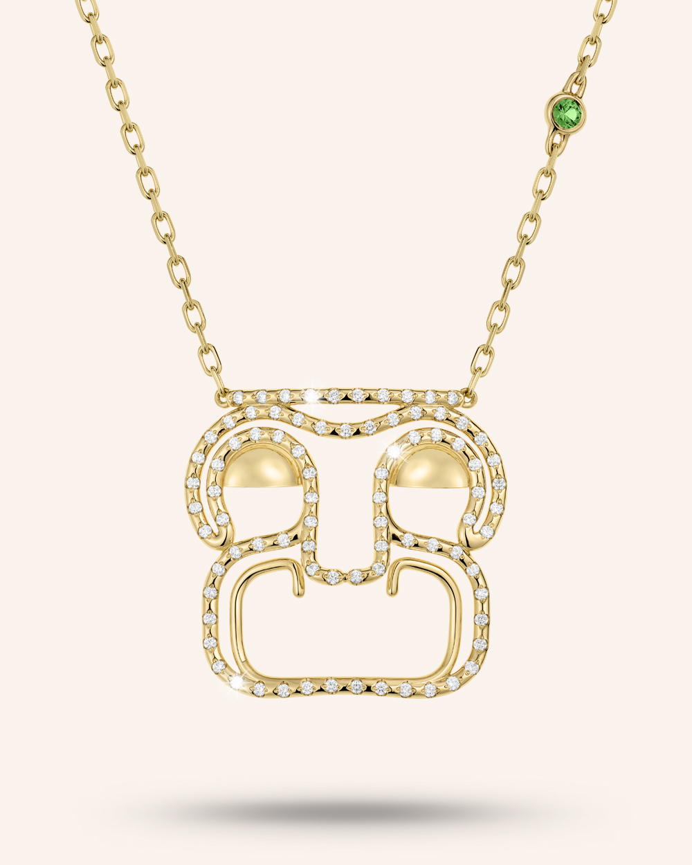 s by salanitro deity necklace gold 1