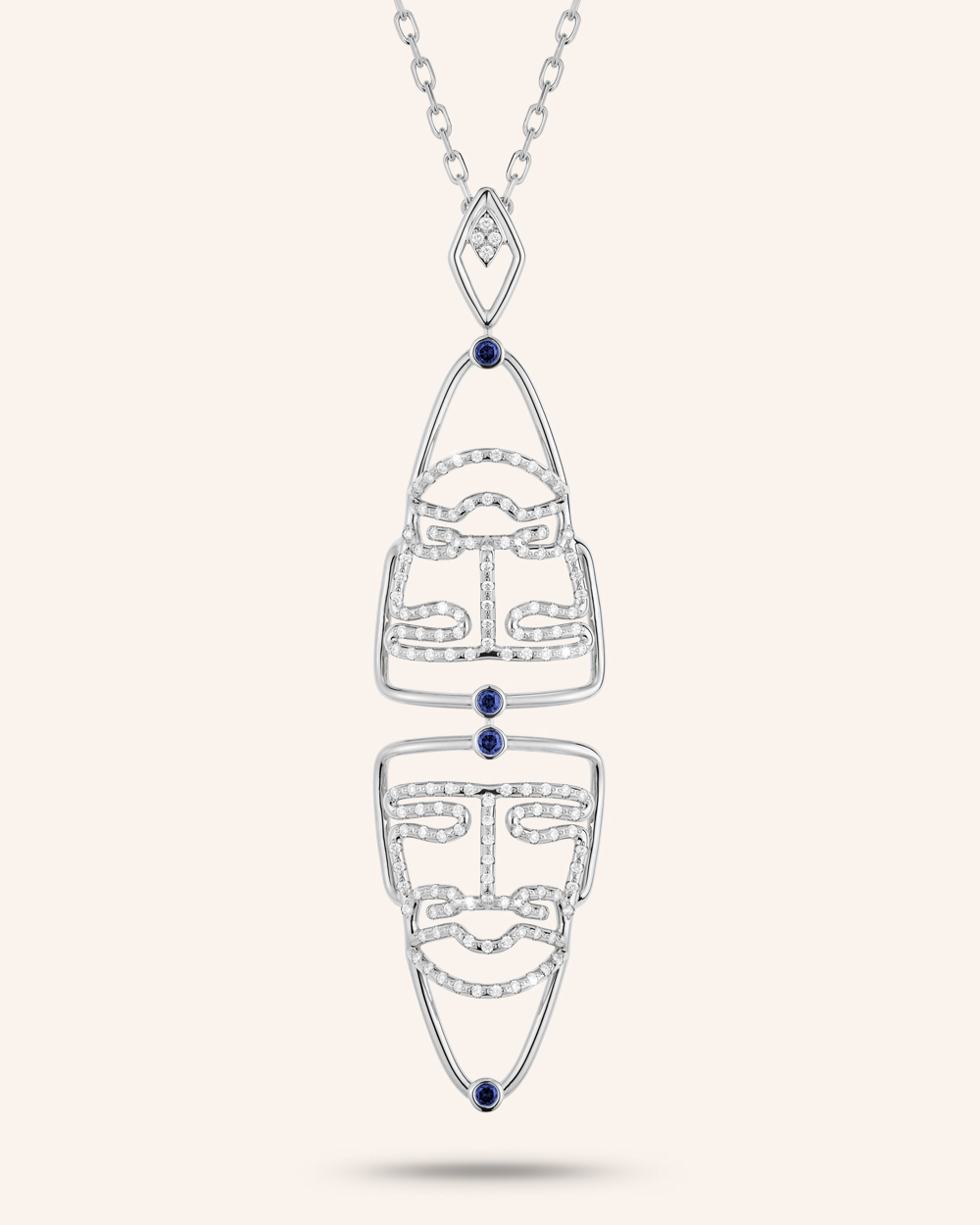 "The Double Warrior" Necklace